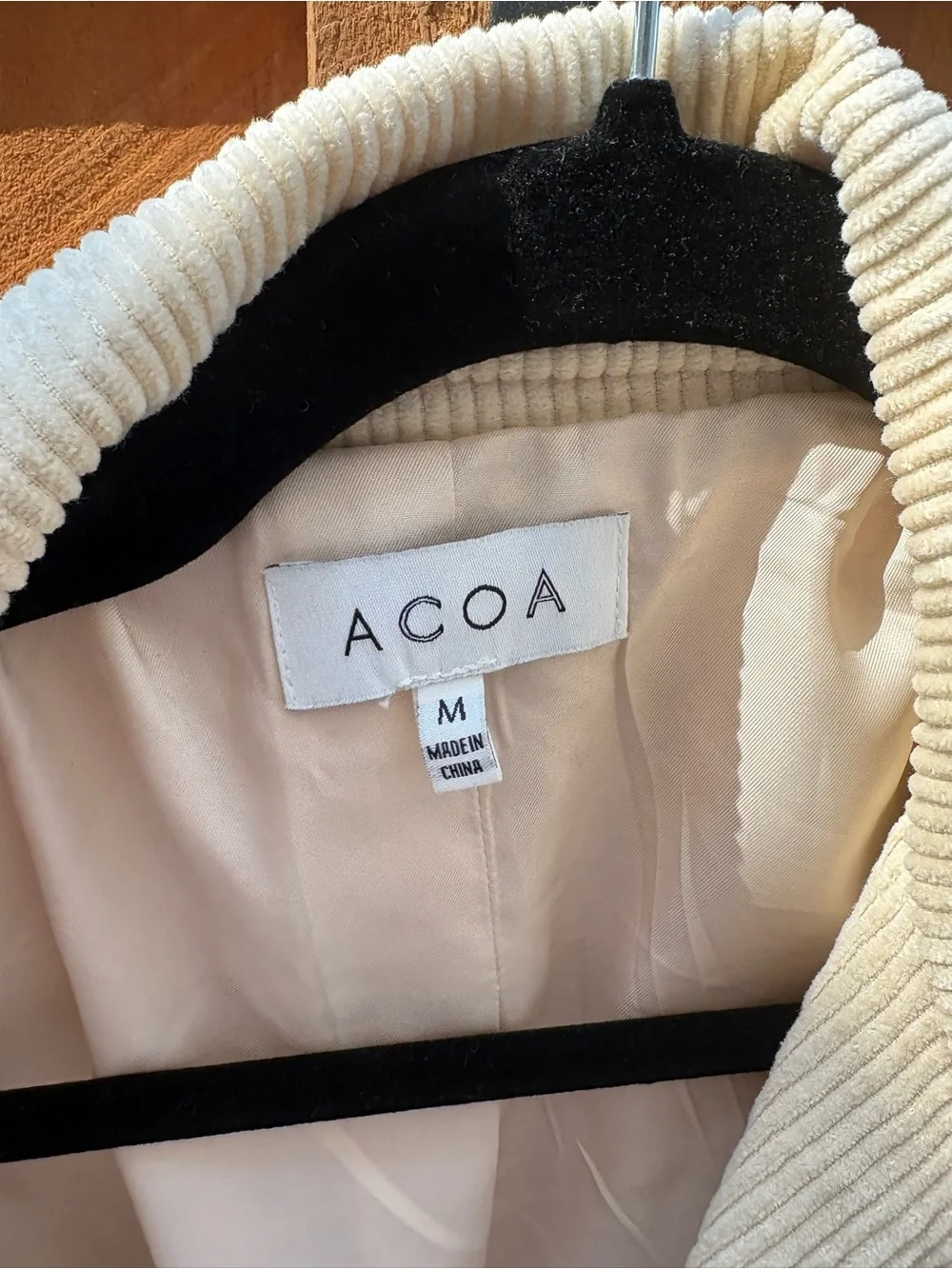 Acoa cream corduroy